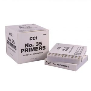 CCI 50 BMG Primers #35 Box med 500 (5 fack med 100)